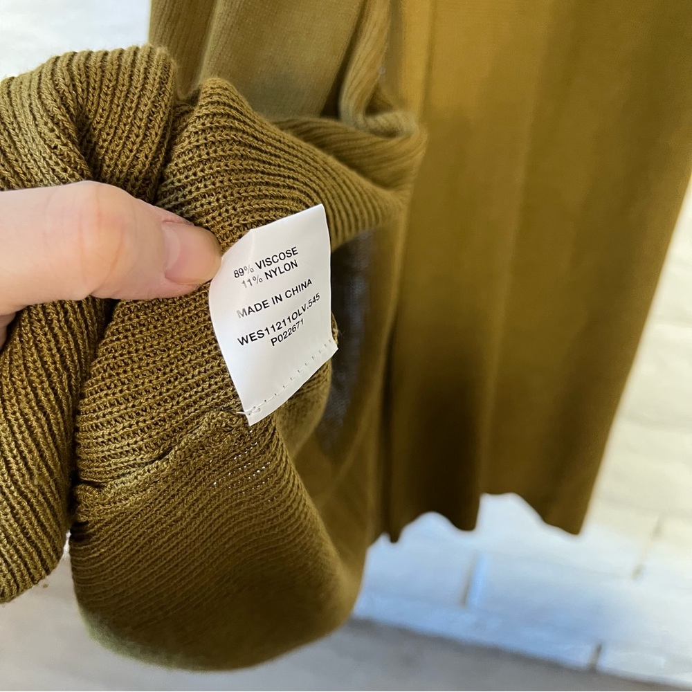 DISSH Asher Olive Knit Maxi Dress Medium - Picture 9 of 9